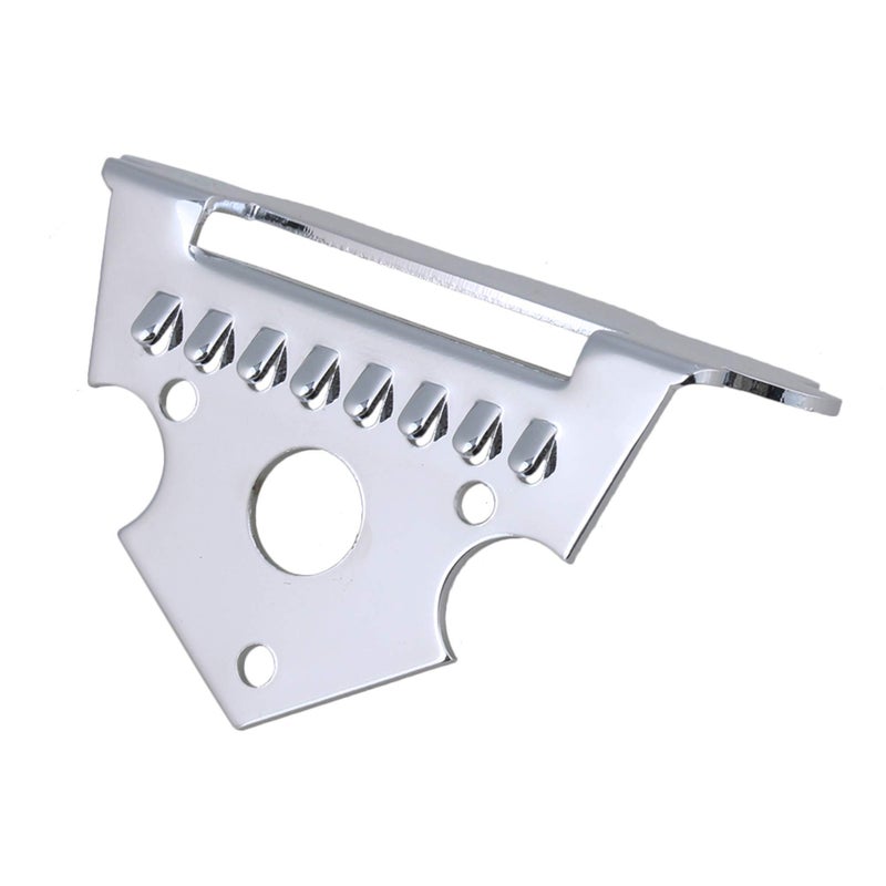 Bstinay Eight-string Metal Triangle Mandolin Tailpiece Parts for Electric Guitar Sliver - Image 1